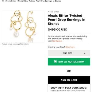 Alexis Bittar Twisted Pearl Statement Earrings